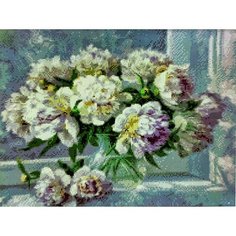 Алмазная мозаика квадратные стразы маки, розы, пионы, 40*50 "натюрморт пирожное , фрукты, ягоды, смородина, клубника, цветы, букет. Осень Сирень, Kakadu