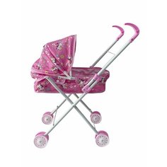 Коляска люлька для кукол "Лошадки" Наша Игрушка