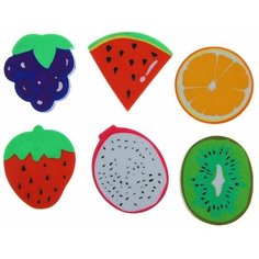 Ластик фигурный "Фрукты", микс (штрихкод на штуке) Noname