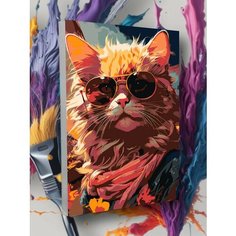 Картина по номерам Кот Круто красим