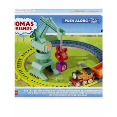 Thomas & Friends Поезд Ниа и Кран Тесс серия Push along Fisher Price