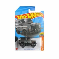 HKJ05 Машинка игрушка Hot Wheels металлическая коллекционная Land Rover Defender 90 серый