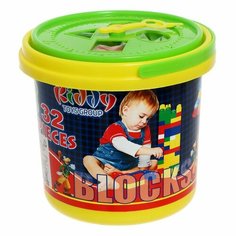 Конструктор BLOCKS №32, в ведре Amin