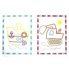 Раскраски для самых маленьких, серия раскрасок для малышей Феникс