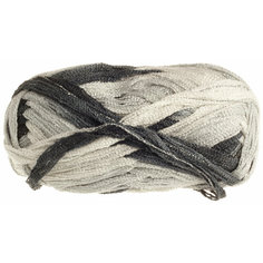 Распродажа Пряжа 92%акрил/8%метанит Flamenco Midnight YARNART серо-белый/серебро (791), 30м, 100г, 1шт