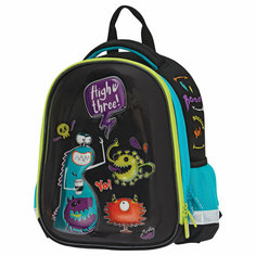 Ранец Först F-Glow "Monster party" 37*29,5*16см, 2 отделения, 2 кармана, анатомическая спинка Forst