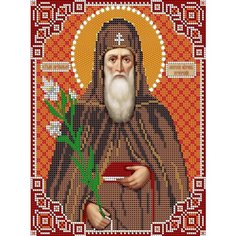 Набор для вышивания "Светлица" чешский бисер, икона "Святой Моисей", 19х24 см