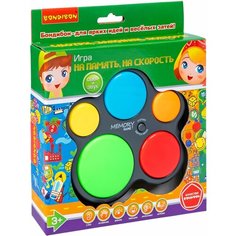 Настольная семейная игра Bondibon "на память, на скорость", BOX 18х17,6х3,5см. ВВ5888