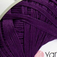 Пряжа YarnArt Violet, 282м / 50г (100% хлопок) / Баклажан (5550) / 1 шт