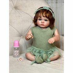Кукла Реборн мягконабивная 60см в пакете (FA-014) NPK Doll