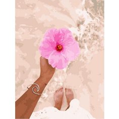 Картина по номерам Пляжные цветы 40х50 см Hobby Home