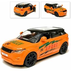 Машинка коллекционная Range Rover Evoque Sport, инерционная, металлическая, Технопарк, 12 см