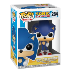 Фигурка Funko POP! Sonic the Hedgehog - Соник с изумрудом 20147, 9.5 см