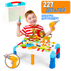 Развивающий 3D конструктор с шуруповертом на батарейках Best Like