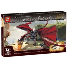 Конструктор Super18K Game of Thrones K89 Дракон Дейнерис Дрогон, 1889 дет.