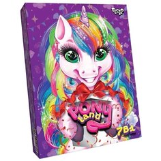Набор настольных игр Danko Toys для девочек 7 в 1. Pony Land