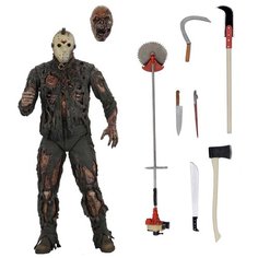 Фигурка Пятница 13-е Джейсон Вурхиз с оружием Friday the 13th Jason Voorhees (18 см) Neca