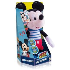 Disney Мягкая игрушка "Микки и весёлые гонки: Поцелуй от Микки" (34 см, интеракт, звук) IMC Toys