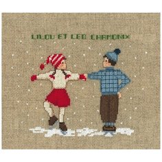 Набор для вышивания: DEUX DANSEURS (Два танцора на льду) Le Bonheur des Dames
