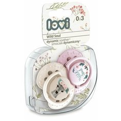 Соска LOVI Dynamic 0-3 мес. 2 шт. Wild Soul Girl