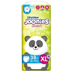 Joonies трусики Comfort XL, 12-17 кг, 38 шт., прозрачный Quanzhou Jun Jun Sanitary