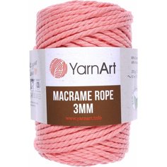 Пряжа YarnArt Macrame Rope 3mm персик (767), 60%хлопок/ 40%вискоза/полиэстер, 63м, 250г, 1шт