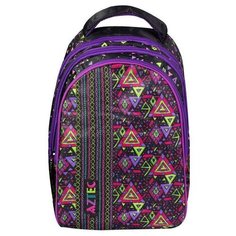 Berlingo Рюкзак inStyle "Aztec", черный/фиолетовый