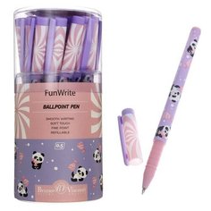 Ручка шариковая FunWrite "Lolipop. Пандочки", 0,5 мм, синие чернила Bruno Visconti