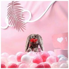 Мягкая игрушка брелок «Милый Lu», зайка Зайки Li&Lu