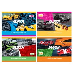 Альбом для рисования 8л. BG "Super auto" 327514 BG®