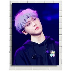 Картина по номерам Музыка KPOP ASTRO (MJ, Мунбин, Роки, Санха) - 6054 В 30x40