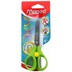 Ножницы детские Maped SECURITY 3D, 13 см, эргоном, симметричные, в блистере