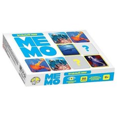 Настольная игра мемо Водный мир (50 карточек) арт.03593 Десятое королевство