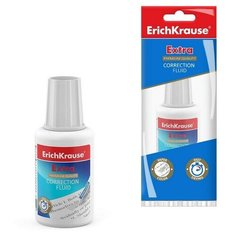 Корректирующая жидкость с кисточкой Extra 20 г Erich Krause