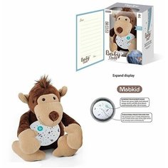 Мягкая игрушка-ночник «Обезьянка» с проектором и музыкой / MBQ661-9A Mebkid