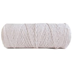 Нить вязальная Узелки из Питера Шпагат для рукоделия (вязания, макраме), 100 % хлопок, 290 г, 100 м, 1 шт., светло-бежевый