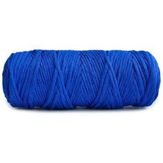 Нить вязальная Узелки из Питера Шпагат для рукоделия (вязания, макраме), 100 % хлопок, 290 г, 100 м, 1 шт., синий