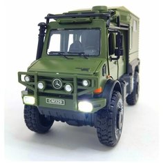 Металлическая машинка/ Модель Merсedes-benz Unimog/ Мерседес-Бенс 18 см/ Подарок для мальчика