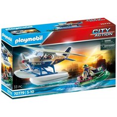 Игровой набор Playmobil «Погоня за контрабандистом на гидросамолёте» 70779