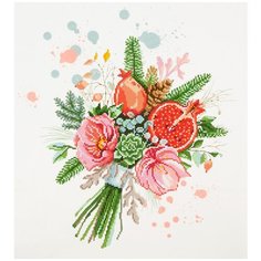 Кристальная (алмазная) мозаика "фрея" ALVR-241 "Букет с гранатом" Freya