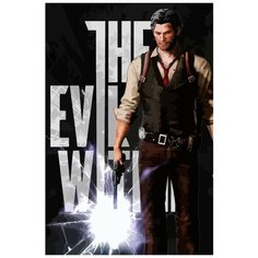 Картина по номерам на холсте игра Evil Within - 8912 В 60x40