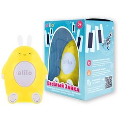 Развивающая игрушка alilo Весёлый зайка P1, Желтый