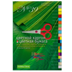 Альт Набор цветной бумаги офсетная Альт А4, 50 цветов (30 листов) 82771