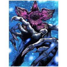 Картина по номерам на холсте Сериал Очень Странные Дела 5228 30x40