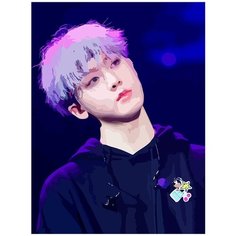 Картина по номерам на холсте Музыка KPOP ASTRO (MJ, Мунбин, Роки, Санха) - 6054 В 30x40