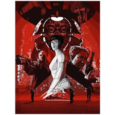 Картина по номерам на холсте Фильм Призрак в Доспехах 5699 30x40