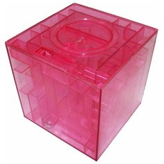 Подарки Копилка-головоломка "Лабиринт" розового цвета