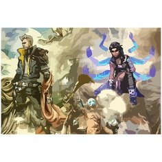 Картина по номерам на холсте Borderlands 3 - 3