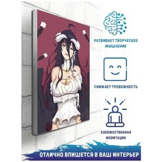 Картина по номерам на холсте Аниме Overlord - 5250 В 20x30