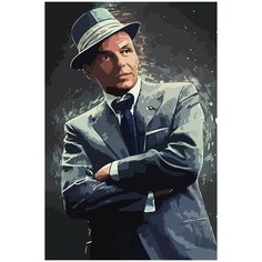 Картина по номерам на холсте Фрэнк Синатра - 104 40X60